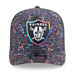 Las Vegas Raiders New Era 2025 NFL Crucial Catch A-Frame 9FIFTY Snapback Hat - Black outlet
