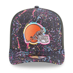 Cleveland Browns New Era 2025 NFL Crucial Catch A-Frame 9FIFTY Snapback Hat - Black online