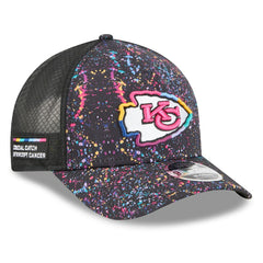 Kansas City Chiefs New Era 2025 NFL Crucial Catch 9FORTY Adjustable Hat - Black online