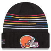 Cleveland Browns New Era 2025 NFL Crucial Catch Cuffed Knit Hat - Black online