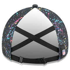 Los Angeles Chargers New Era Women's 2025 NFL Crucial Catch Pony Tail Adjustable Hat - Black online