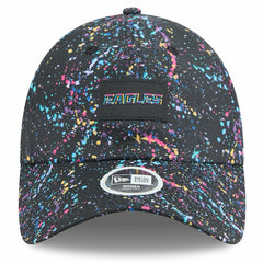 Philadelphia Eagles New Era Women's 2025 NFL Crucial Catch Pony Tail Adjustable Hat - Black online