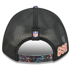 Chicago Bears New Era Youth 2025 NFL Crucial Catch 9FORTY Adjustable Hat - Black outlet
