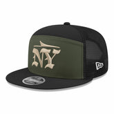 New York Jets New Era 2025 Rivalries Collection Team Split Panel 9FIFTY Snapback Hat - Gotham Green cheap