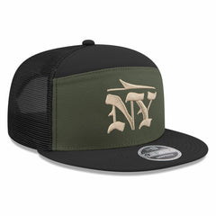 New York Jets New Era 2025 Rivalries Collection Team Split Panel 9FIFTY Snapback Hat - Gotham Green cheap