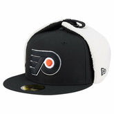 Philadelphia Flyers New Era Injection Dog Ear Classic Fitted Hat - Black Hats