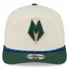 Milwaukee Bucks 2025/26 City Edition 19TWENTY Adjustable Hat - Cream/Hunter Green for sale