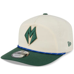 Milwaukee Bucks 2025/26 City Edition 19TWENTY Adjustable Hat - Cream/Hunter Green for sale