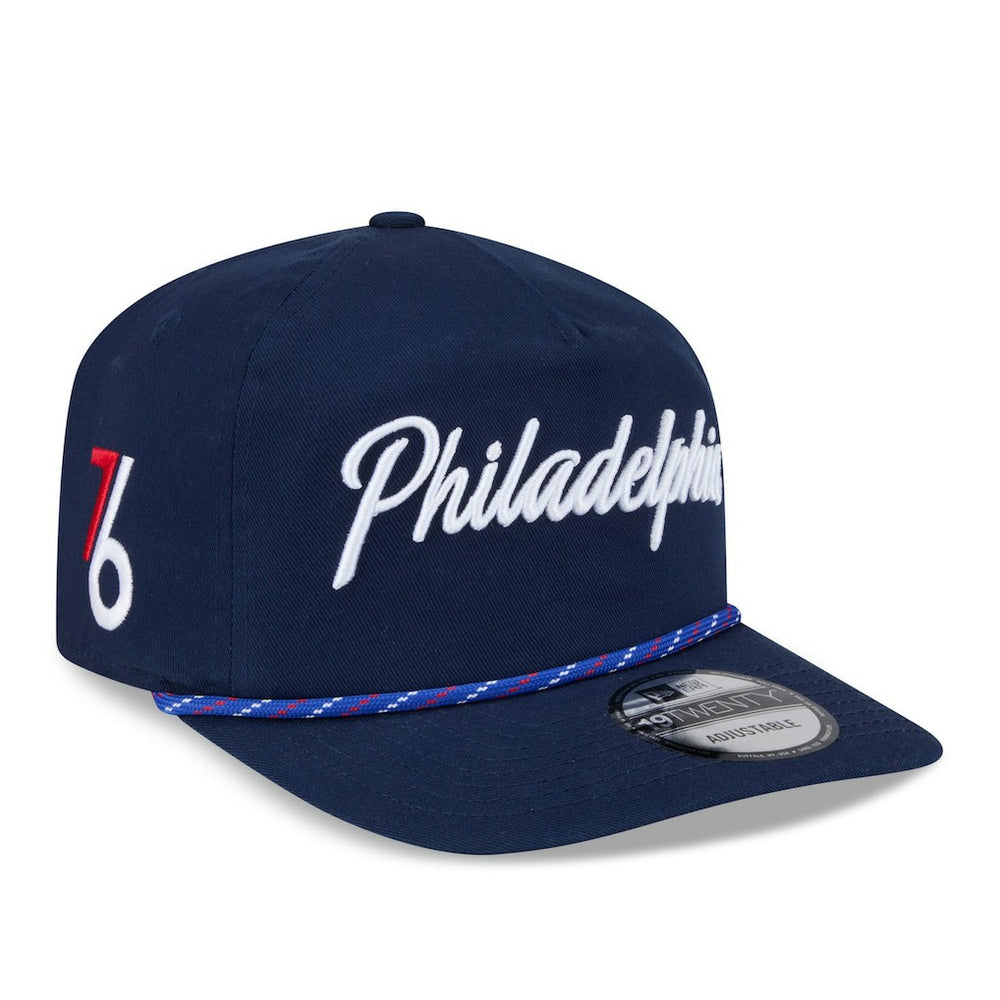 Philadelphia 76ers 2025/26 City Edition 19TWENTY Adjustable Hat - Navy for sale
