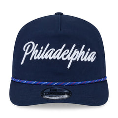 Philadelphia 76ers 2025/26 City Edition 19TWENTY Adjustable Hat - Navy for sale