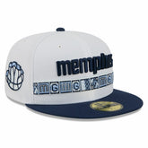 Memphis Grizzlies 2025/26 City Edition 59FIFTY Fitted Hat - White/Navy online