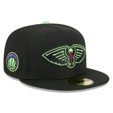 New Orleans Pelicans 2025/26 City Edition 59FIFTY Fitted Hat - Black shop