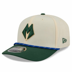 Milwaukee Bucks 2025/26 City Edition 9SEVENTY Adjustable Hat - Cream/Hunter Green for sale