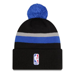 Dallas Mavericks 2025/26 City Edition Cuffed Knit Hat with Pom sale - Black/Blue online