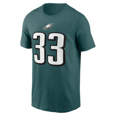 Cooper DeJean Philadelphia Eagles Player Name & Number T-Shirt - Midnight Green sale