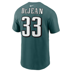 Cooper DeJean Philadelphia Eagles Player Name & Number T-Shirt - Midnight Green sale