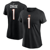 Ja'Marr Chase Cincinnati Bengals Women's Player Name & Number T-Shirt - Black online