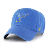 St. Louis Blues '47 Core Logo Clean Up Adjustable Hat - Blue Hats