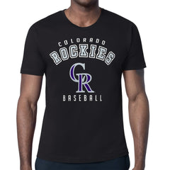 Colorado Rockies Starter Team Logo T-Shirt Black