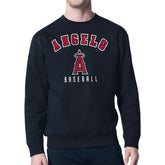 Los Angeles Angels Starter Team Logo Fleece Pullover Sweatshirt Navy