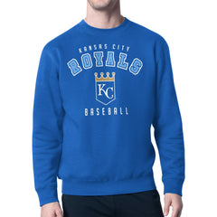 Kansas City Royals Starter Team Logo Fleece Pullover Sweatshirt Royal