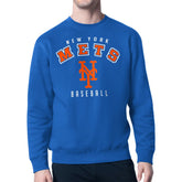 New York Mets Starter Team Logo Fleece Pullover Sweatshirt Royal