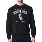 Chicago White Sox Starter Team Logo Fleece Pullover Sweatshirt Black