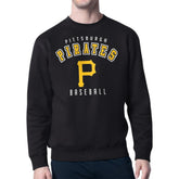 Pittsburgh Pirates Starter Team Logo Fleece Pullover Sweatshirt Black