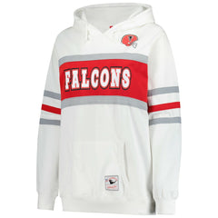 Atlanta Falcons Women's Plus Size Head Coach Throwback Pullover Hoodie - White online