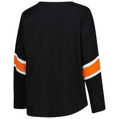 Cincinnati Bengals Women's Plus Size Redzone 3/4-Sleeve Scoop Neck T-Shirt - Black outlet