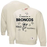 Denver Broncos Women's Plus Size Shooting Star Sweatshirt - Cream for sale