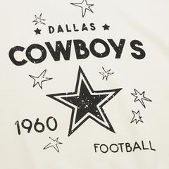 Dallas Cowboys Women's Plus Size Shooting Star Sweatshirt - Cream discount