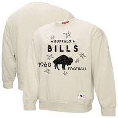 Buffalo Bills Women's Plus Size Shooting Star Sweatshirt - Cream for sale