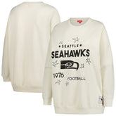 Seattle Seahawks Women's Plus Size Shooting Star Sweatshirt - Cream for sale