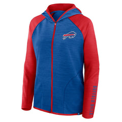 Buffalo Bills Women's Plus Size End Around Pass Full-Zip Hoodie - Royal for sale