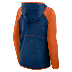 Chicago Bears Women's Plus Size End Around Pass Full-Zip Hoodie - Navy outlet