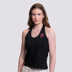Philadelphia Phillies Lusso Women's Noelle V-Neck Tank Top Black