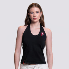 Philadelphia Phillies Lusso Women's Noelle V-Neck Tank Top Black