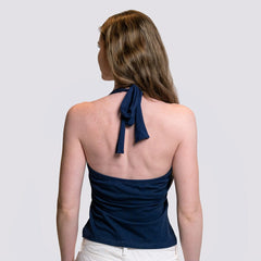 Boston Red Sox Lusso Women's Noelle V-Neck Tank Top Navy