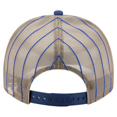 Los Angeles Dodgers Vintage Arched Foam Front 9FIFTY A-Frame Adjustable Trucker Hat Royal