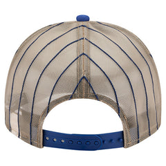 Milwaukee Brewers Vintage Arched Foam Front 9FIFTY A-Frame Adjustable Trucker Hat Royal