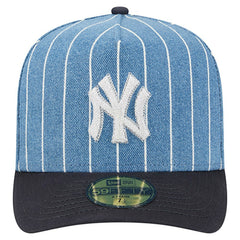 New York Yankees Parallel A-Frame 59FIFTY Fitted Hat Blue/Navy