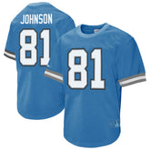 Calvin Johnson Detroit Lions Retired Player Name & Number Mesh Top - Blue online