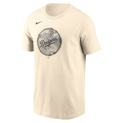 Los Angeles Dodgers Camo Logo T-Shirt Cream