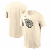 Cleveland Guardians Camo Logo T-Shirt Cream