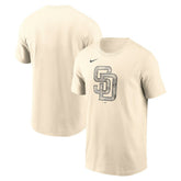 San Diego Padres Camo Logo T-Shirt Cream