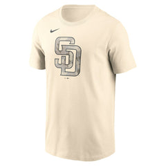 San Diego Padres Camo Logo T-Shirt Cream