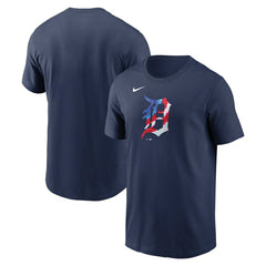 Detroit Tigers Americana T-Shirt Navy