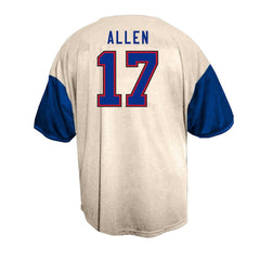 Josh Allen Buffalo Bills Big & Tall Baseball Button-Up Shirt - Cream online