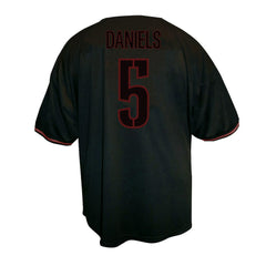 Jayden Daniels Washington Commanders Big & Tall Baseball Button-Up Shirt - Black for sale